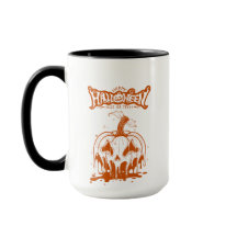 スプーキー パンプキン ハロウィン 白 オレンジ