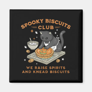 スプーキー ビスケット クラブ 黒猫 パンプキン ハロウィン B マグネット