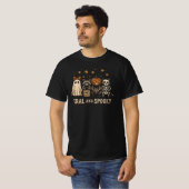 スプーキー＆フェラル アライグマ ハロウィンコスチューム Tシャツ (正面フル)