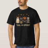 スプーキー＆フェラル アライグマ ハロウィンコスチューム Tシャツ (正面)