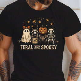スプーキー&フェラル アライグマ ハロウィンコスチューム Tシャツ