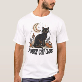 スプーキー ブラックキャット ヴィンテージ 70年代 オータム ハロウィン Tシャツ