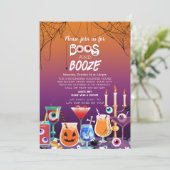 スプーキー・ブーと酒のハロウィンコックテイルパーティー 招待状 (スタンド正面)