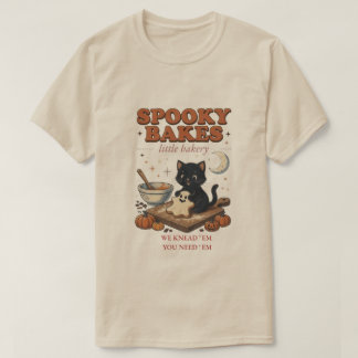 スプーキー・ベイクス・ハロウィン・キャットTシャツ Tシャツ