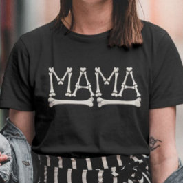 スプーキー・ママ・ボーンズ 楽しいハロウィン Tシャツ