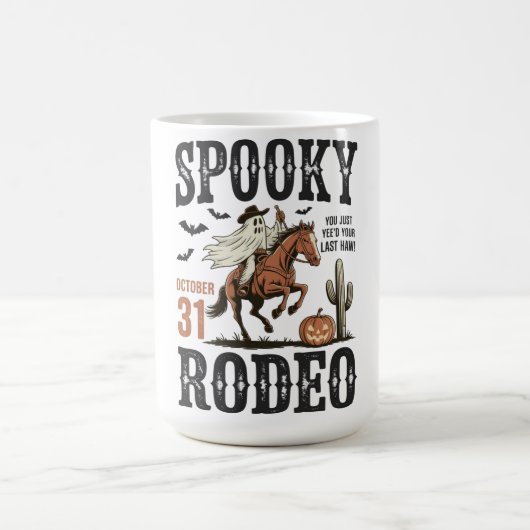 スプーキー・ロデオ ウエスタン・ハロウィン コーヒーマグカップ (中央)