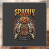 スプーキー・ヴァイアーズ ハロウィン カボチャの頭に眼球を持つ ウィンドウサイン (シート2)