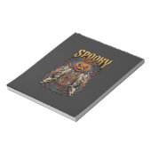 スプーキー・ヴァイアーズ ハロウィン カボチャの頭に眼球を持つ ノートパッド (回転)
