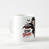 スプーキー・ヴァンパイア・キャラクター コーヒーマグカップ (正面左)