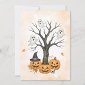 スプークタキュラーなパンプキンハロウィンパーティー 招待状 (裏面)