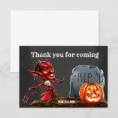 スプークタキュラーな夜 サンキューカード (正面/裏面)