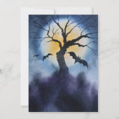 スプークタキュラーな子供たちのハロウィンパーティー 招待状 (裏面)