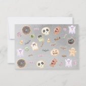 スプークタキュラーな誕生日の子供パーティ サンキューカード (裏面)