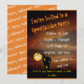 スプークタキュラー ハウントハウス ハロウィンパーティー 招待状 (正面/裏面)