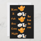 スプークタキュラー ハロウィン ブー パレード ゴースト グール 楽しい シーズンカード (正面)