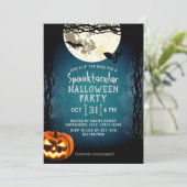 スプークタクルハロウィーンの衣装パーティー 招待状 (スタンド正面)