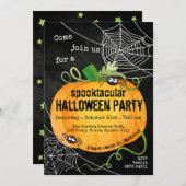 スプークタクルハロウィーン招待状 招待状 (正面/裏面)