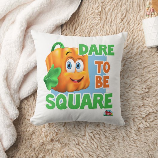 スプークレイザスクエアパンプキン | DARE BE SQUARE! クッション (ブランケット)