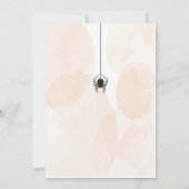 スプーク風コスチュームパーティーハロウィーン誕生日 招待状 (裏面)