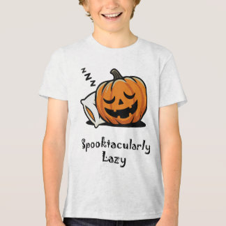 スプータクラーリーに怠惰な眠れるパンプキン・ハロウィン トライブレンドTシャツ