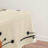 スプートニクスターバストフラワーズレトロ テーブルクロス (インサイチュ)