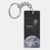 スプートニク1地球衛星 キーホルダー (正面左)