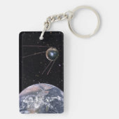 スプートニク1地球衛星 キーホルダー (裏面)
