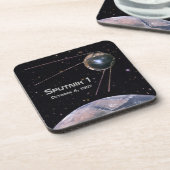 スプートニク1地球衛星 コースター (左側)