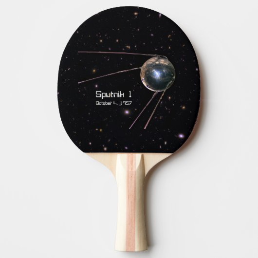 スプートニク1地球衛星 卓球ラケット (正面)