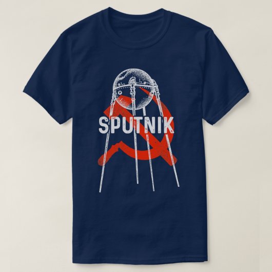 スプートニク1衛星ソ連1957 2 Tシャツ (デザイン正面)
