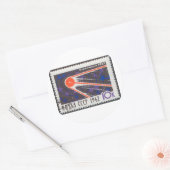 スプートニク1 5周年記念1962 ラウンドシール (封筒)