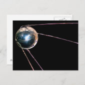 スプートニク:ザファースト人工サテライトイン宇宙 ポストカード (正面/裏面)