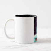 スプートニク「星への競争」 ツートーンマグカップ (左)