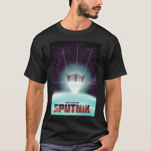 スプートニク「星への競争」 Tシャツ (正面)