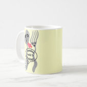 スプーニングによる分裂へ コーヒーマグカップ (正面左)