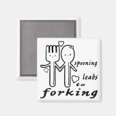 スプーニングはフォーキング#USAPatriotGraphics © マグネット (正面/裏面)