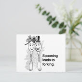 スプーニングは分裂につながる ポストカード (スタンド正面)