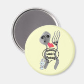 スプーニングは分裂につながる マグネット (正面/裏面)