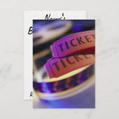 スプールのチケット 招待状 (正面/裏面)