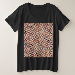 スプールキルトTシャツ プラスサイズTシャツ