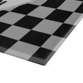 スプーンおもしろいワードのアートキッチンをなめる カッティングボード (角)