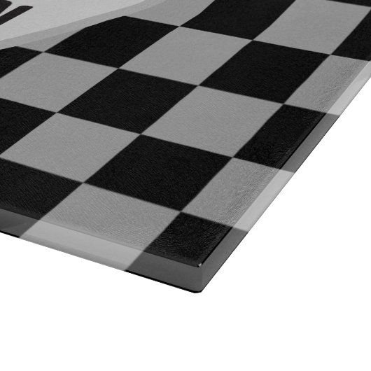 スプーンおもしろいワードのアートキッチンをなめる カッティングボード (角)