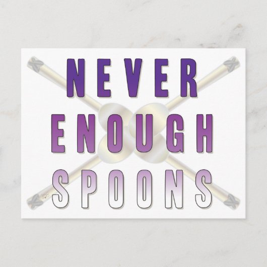 スプーンが足りない ポストカード (正面)