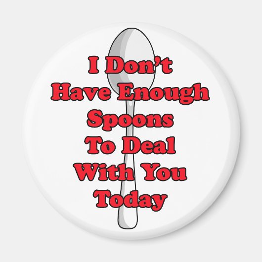 スプーンが足りない！ マグネット (正面)