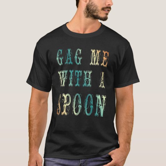 スプーンで私を飲み干す Tシャツ (正面)