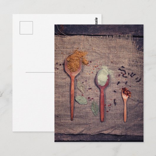スプーンのスパイス ポストカード (正面/裏面)