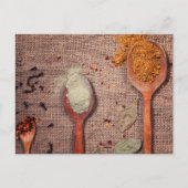 スプーンのスパイス ポストカード (正面)