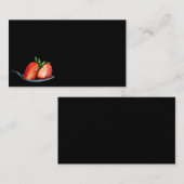 スプーンの名刺のおいしいいちご 名刺 (正面/裏面)