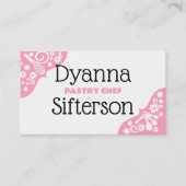 スプーンの測定ベーカーのシェフ名刺 名刺 (正面)