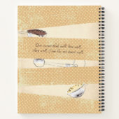 スプーンの測定用個人用料理本レシピノート ノートブック (裏面)